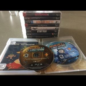 PlayStation 3 Games sold as bundle.